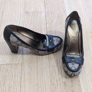 Used Coach shoes Paulina US6B